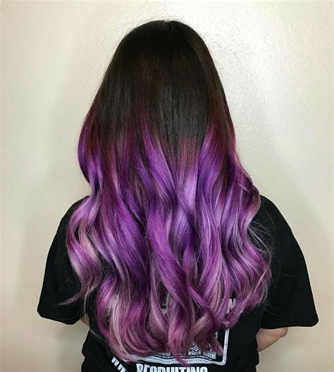 purple hair dye styles
